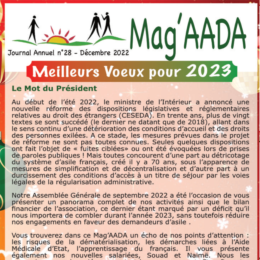 Brochures MAG'AADA